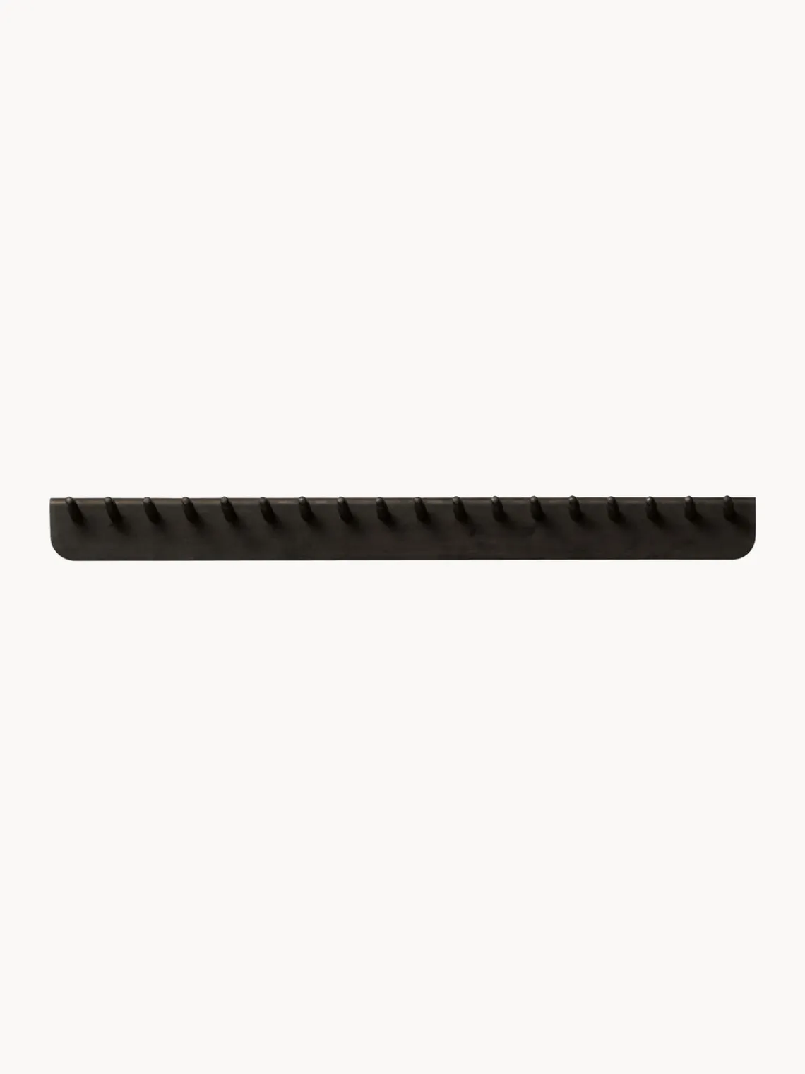 Discount Form & Refine Porte-manteau en chêne Echo, larg. 88 cm Bois de chêne, noir laqué