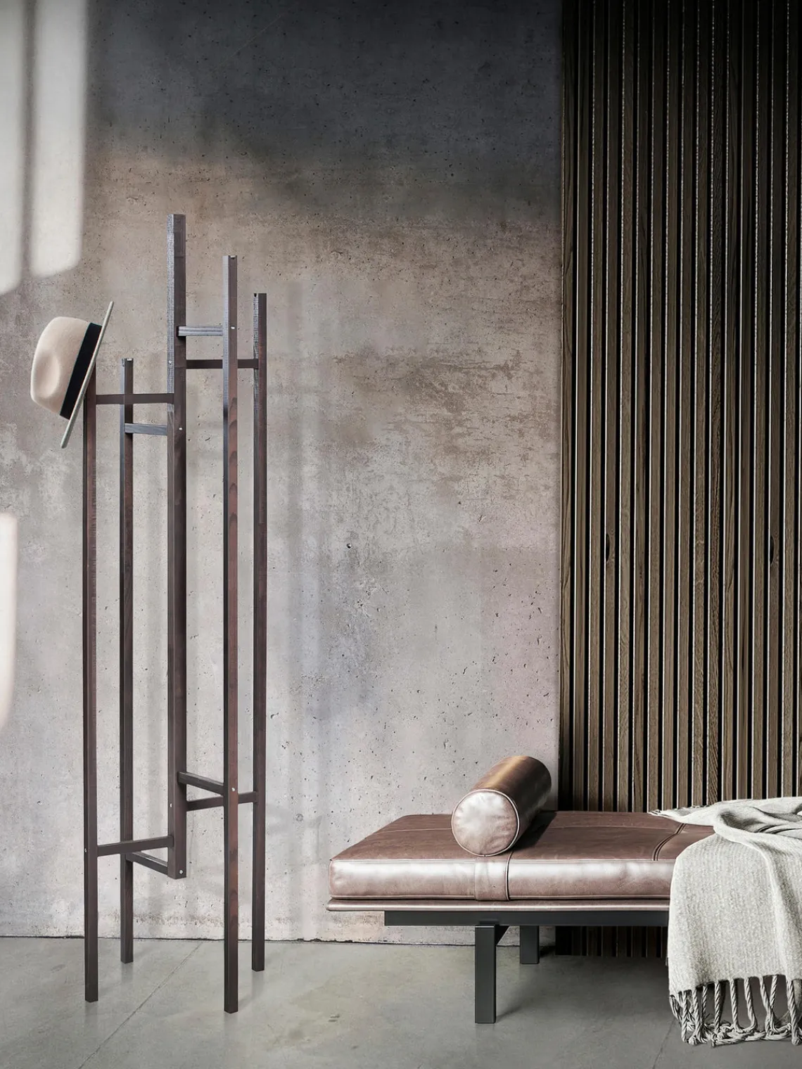 Sale Woodman Porte-manteau en chêne Eigen Bois de chêne foncé