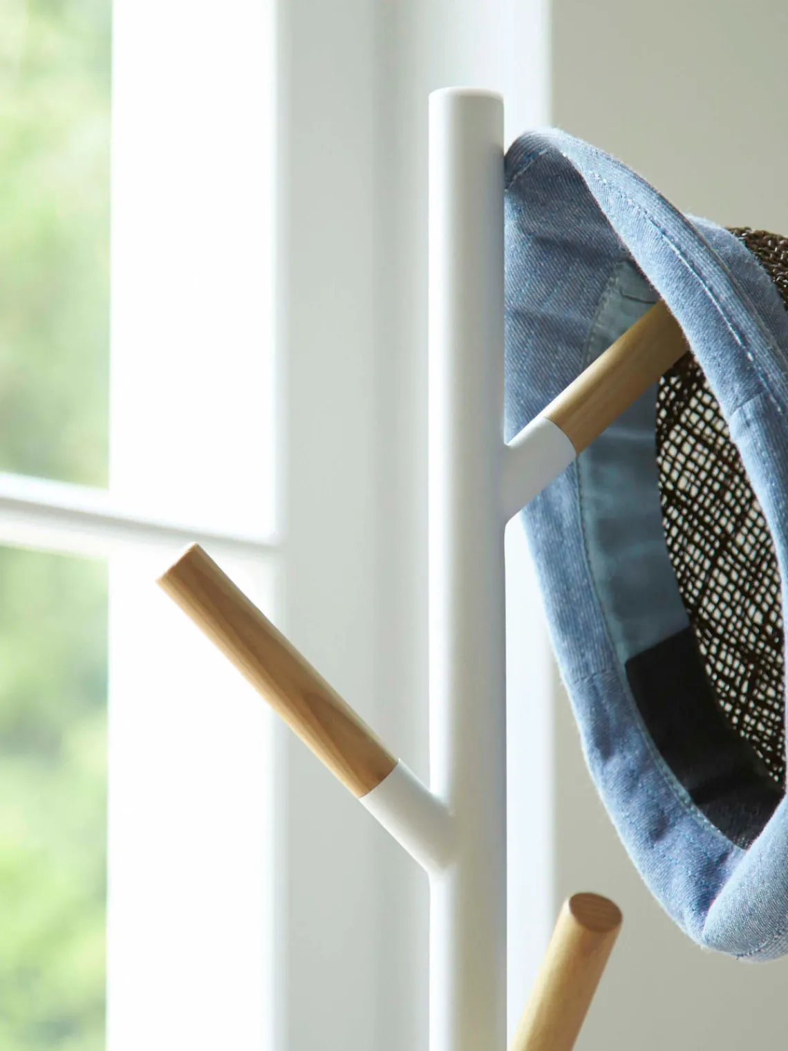New Yamazaki Porte-manteau en métal Plain Blanc