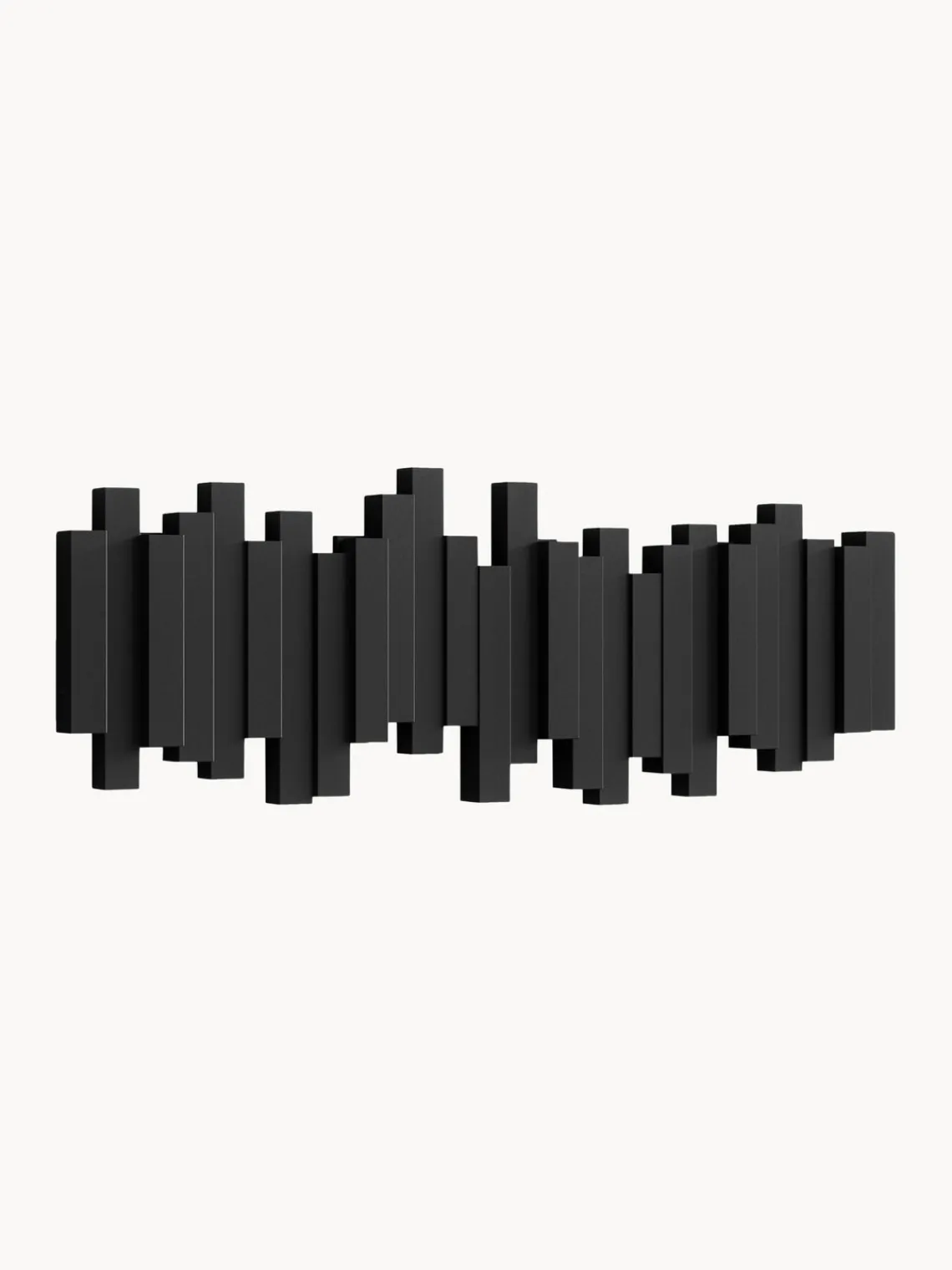 Clearance Umbra Porte-manteau mural design Sticks Noir