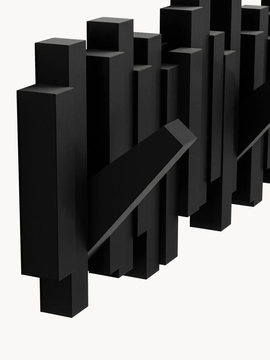 Clearance Umbra Porte-manteau mural design Sticks Noir