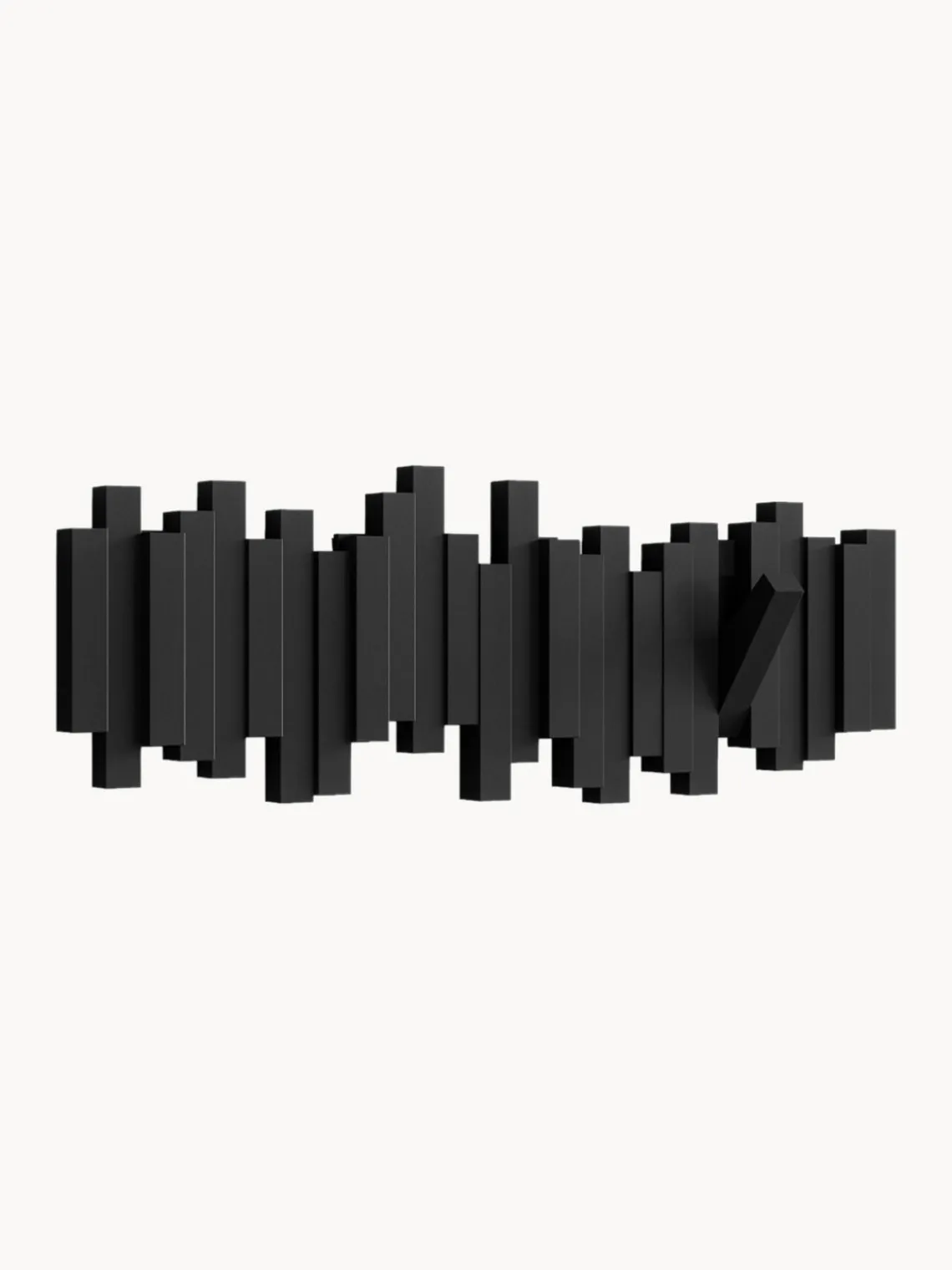 Clearance Umbra Porte-manteau mural design Sticks Noir