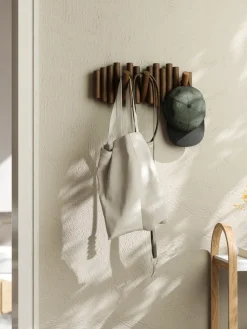 Fashion Umbra Porte-manteau Picket Bois de pin foncé
