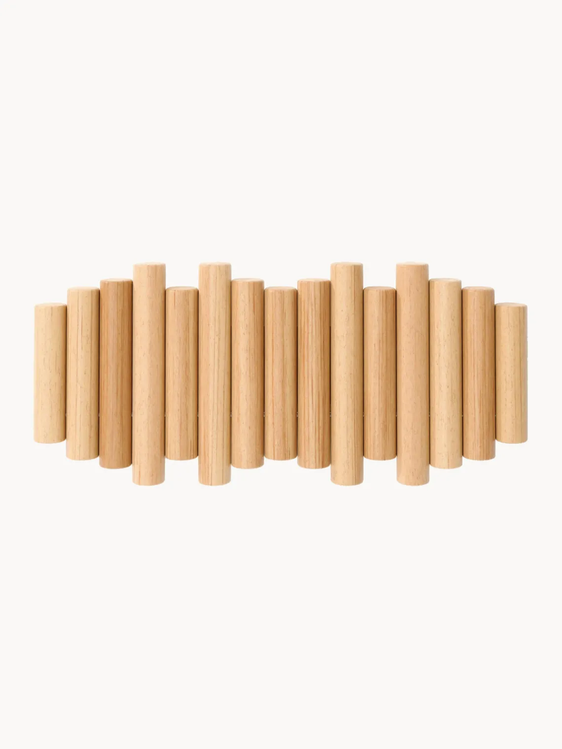 Hot Umbra Porte-manteau Picket Bois de pin, clair