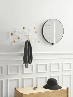 Outlet Gejst Porte-manteau Underground Bois de chêne, blanc