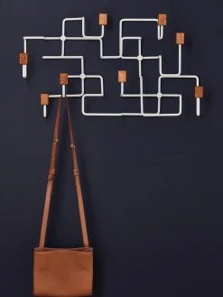 Outlet Gejst Porte-manteau Underground Bois de chêne, blanc