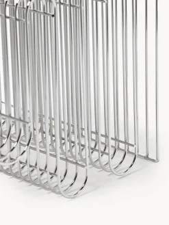 Hot AYTM Porte-revues en métal Curve Argenté