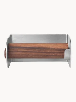 Best Kristina Dam Porte-rouleaux WC en bois de noyer Dowel