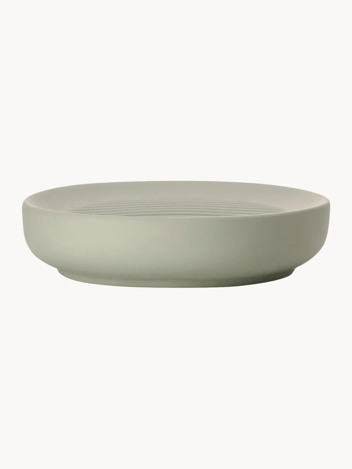 New Zone Denmark Porte-savon à surface veloutée Ume Vert sauge