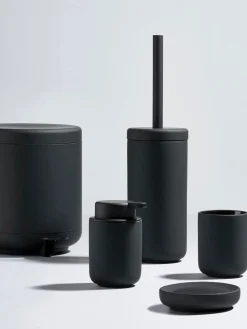 Discount Zone Denmark Porte-savon à surface veloutée Ume Noir