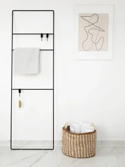 Discount Metallbude Porte-serviettes en métal Estina