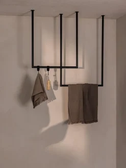 Outlet Metallbude Porte-serviettes en métal Tensi, 2 élém.