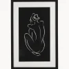 Clearance Bizzotto Poster avec cadre en bois Refined