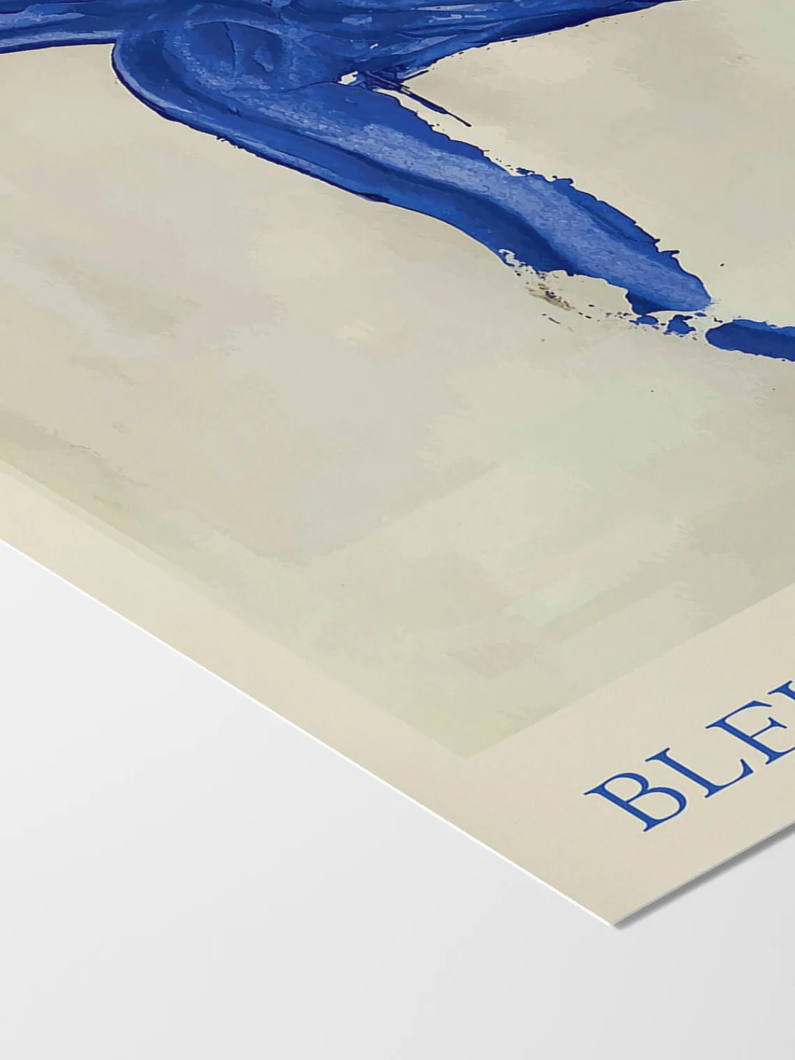 Clearance Poster and Frame Poster Bleu