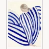Best Poster and Frame Poster bleu Stripe At Concorde by Sofia Lind x The Poster Club