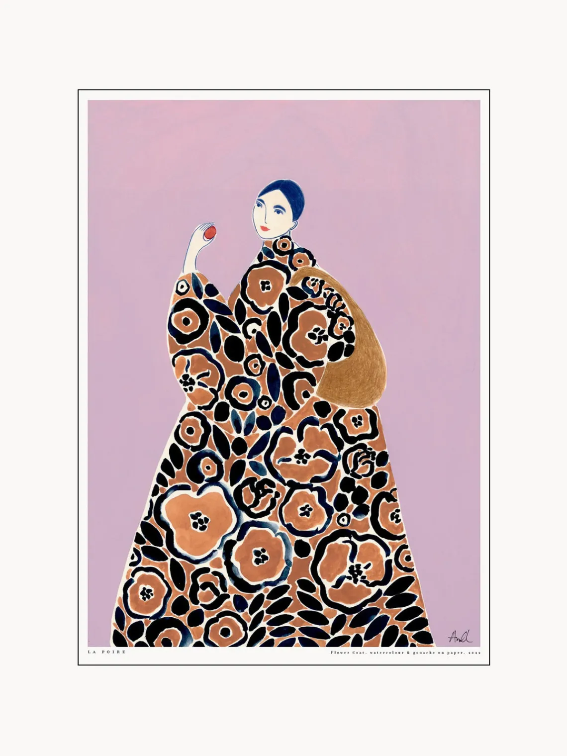 Outlet Poster and Frame Poster Flower Coat