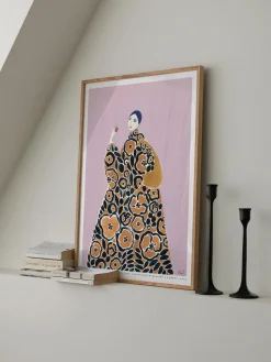 Outlet Poster and Frame Poster Flower Coat