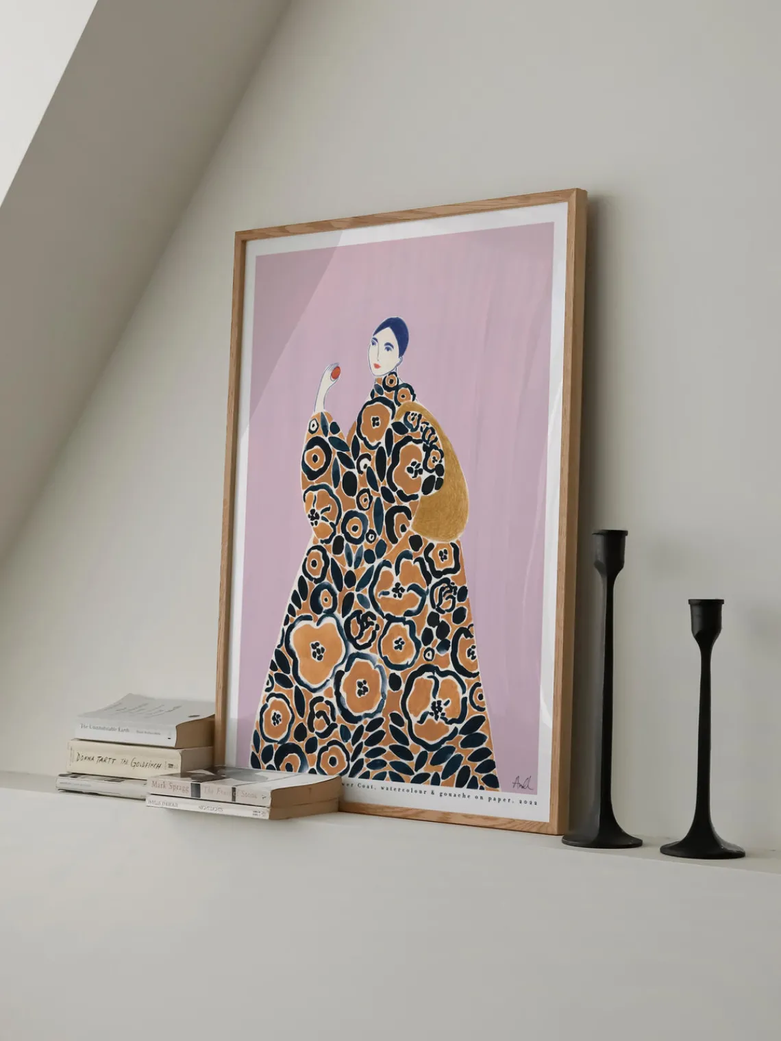 Outlet Poster and Frame Poster Flower Coat