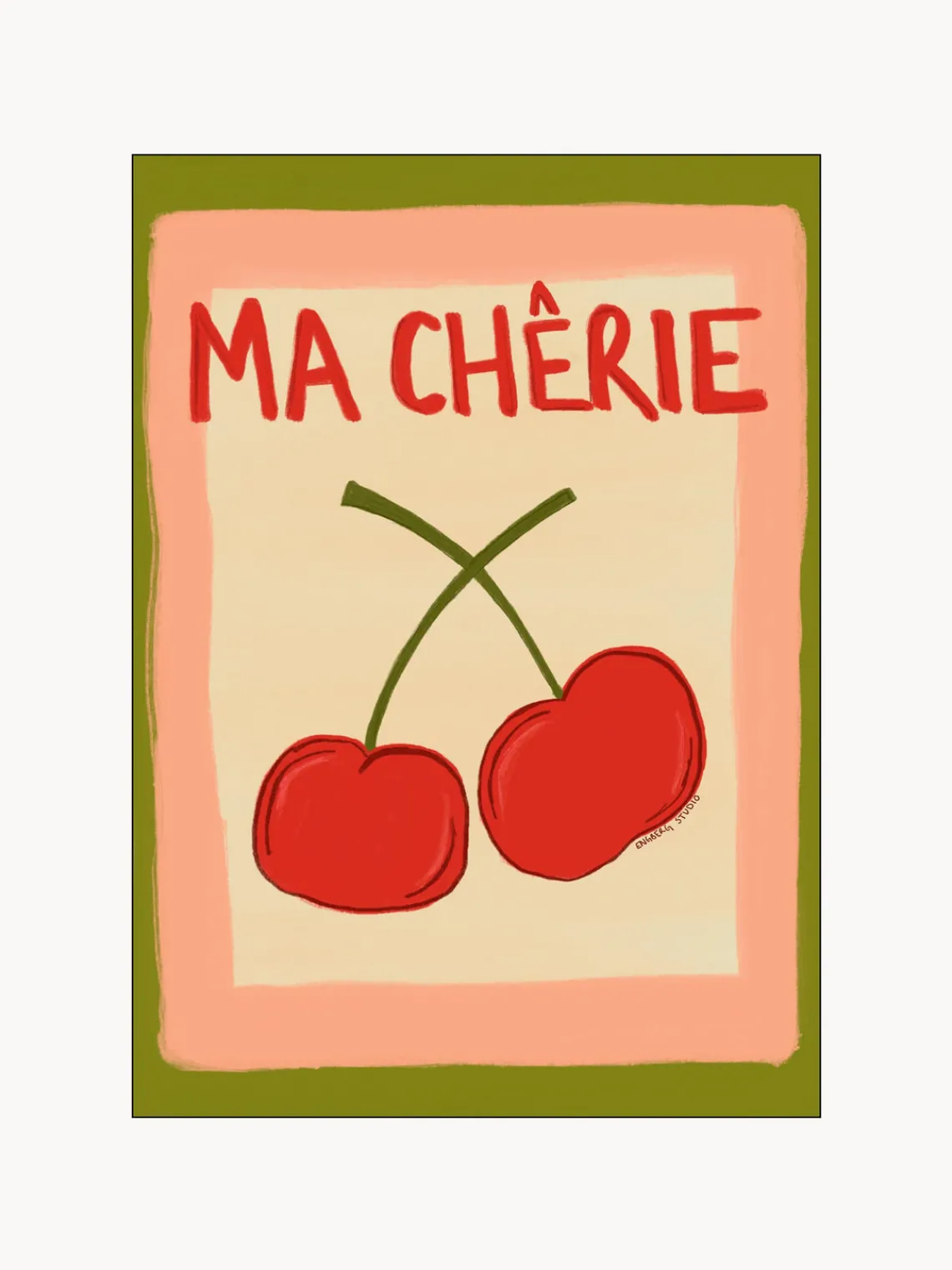 Hot Poster and Frame Poster Ma Chérie