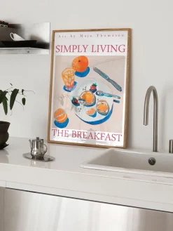 Discount Poster and Frame Poster The Breakfast