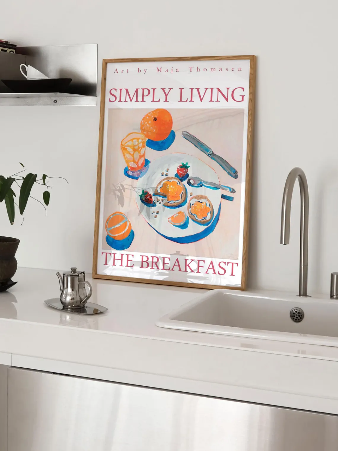 Discount Poster and Frame Poster The Breakfast