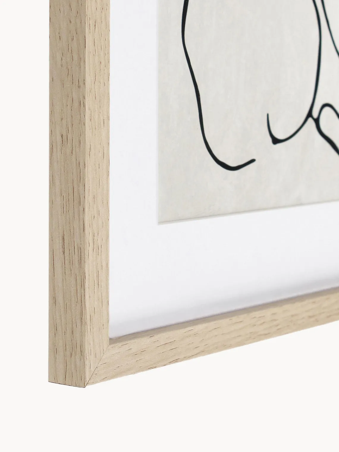 Hot Bizzotto Posters avec cadres en bois Refined, 2 élém.