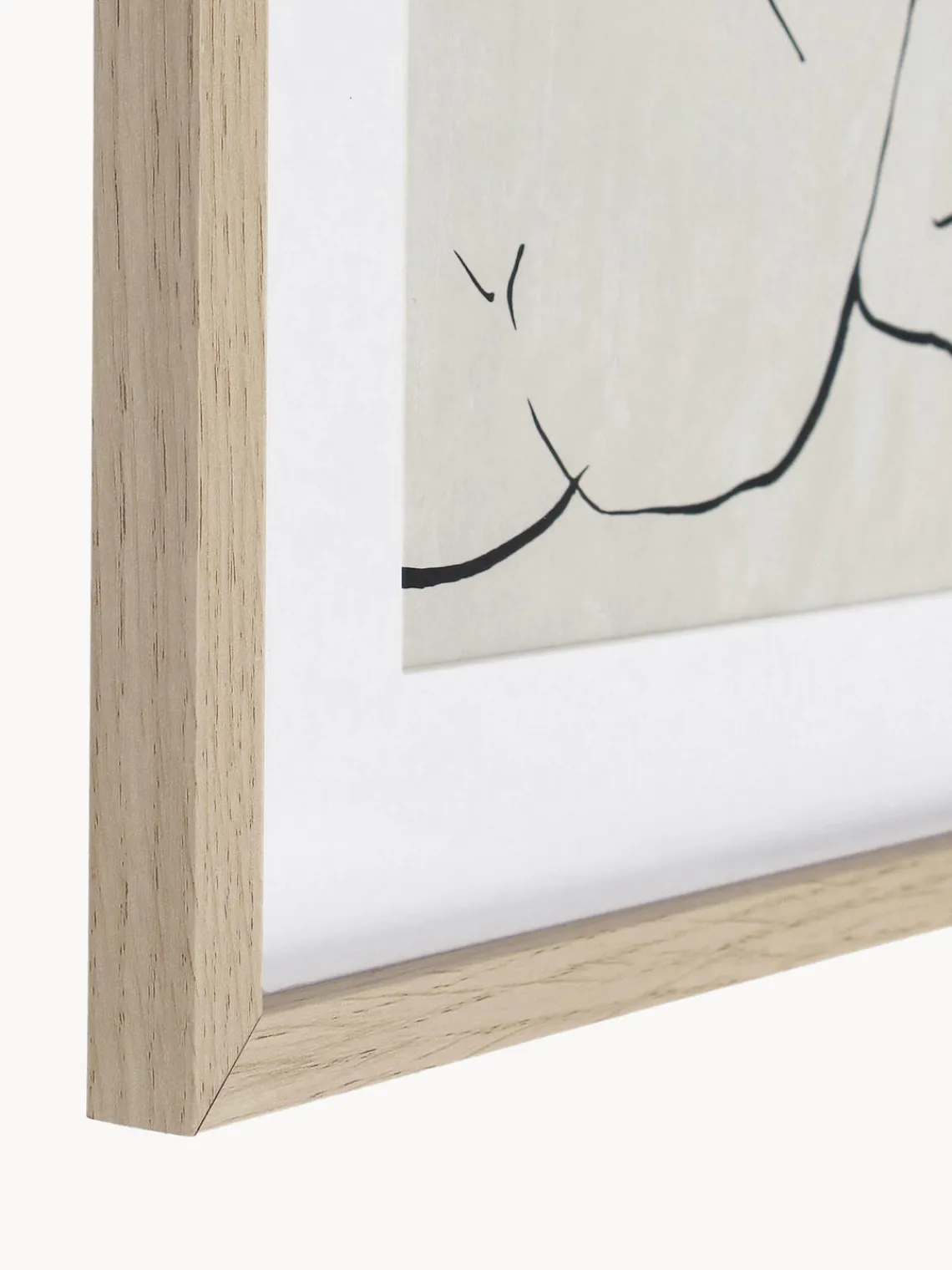 Hot Bizzotto Posters avec cadres en bois Refined, 2 élém.