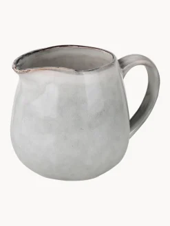 New Broste Copenhagen Pot à lait artisanal Nordic Sand, 300 ml Gris clair, chiné