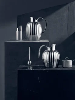 Outlet GEORG JENSEN Pot à lait en acier inoxydable strié Bernadotte, 280 ml