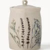 Fashion Bloomingville Pot de conservation artisanal avec motif botanique Bea
