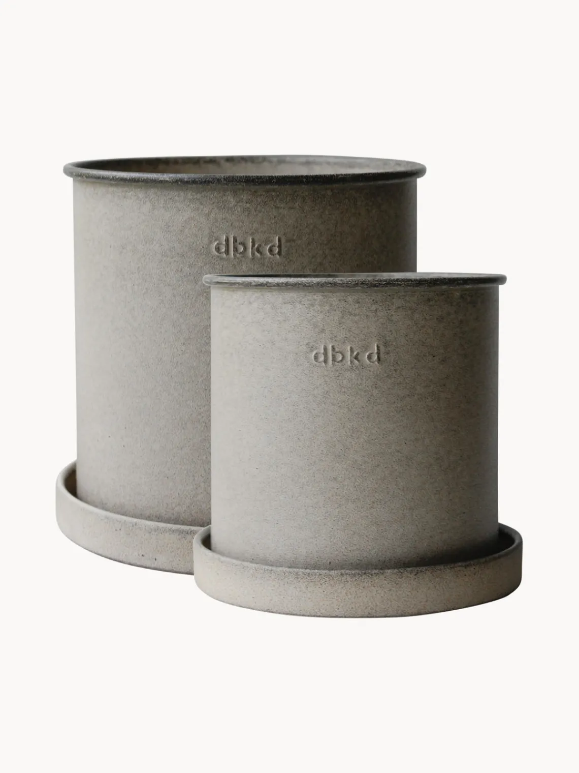 Online DBKD Pots de fleurs Plant, 2 élém. Beige clair, chiné et mat