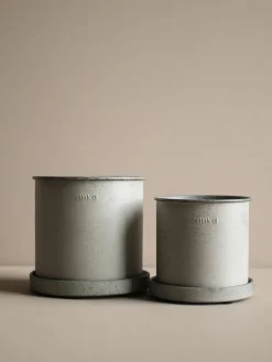 Online DBKD Pots de fleurs Plant, 2 élém. Beige clair, chiné et mat