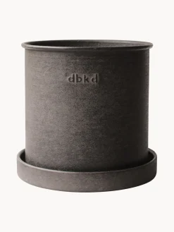 Sale DBKD Pots de fleurs Plant, 2 élém. Taupe, chiné et mat