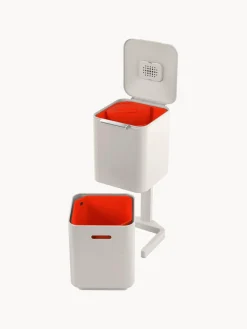 Discount Joseph Joseph Poubelle avec bac de recyclage séparé Totem, tailles variées Beige clair