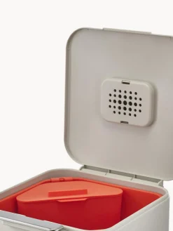 Discount Joseph Joseph Poubelle avec bac de recyclage séparé Totem, tailles variées Beige clair