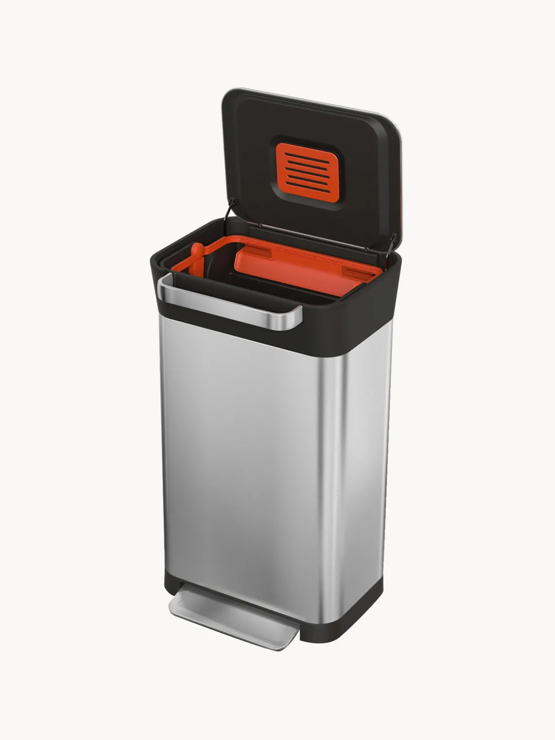 New Joseph Joseph Poubelle avec fonction compression des déchets Titan, 30 L