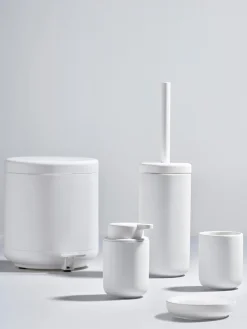 Hot Zone Denmark Poubelle avec fonction pédale Ume Blanc