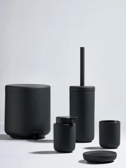 Fashion Zone Denmark Poubelle avec fonction pédale Umo Noir