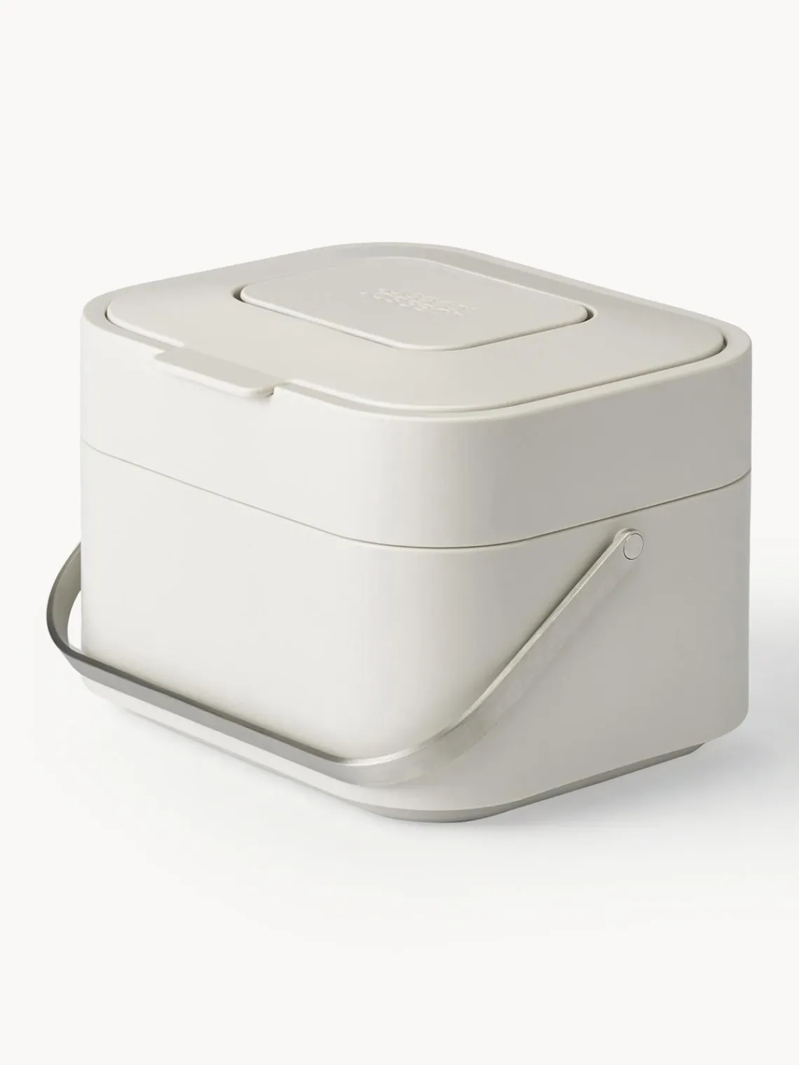 New Joseph Joseph Poubelle pour déchets bio Stack, 4 L Blanc cassé