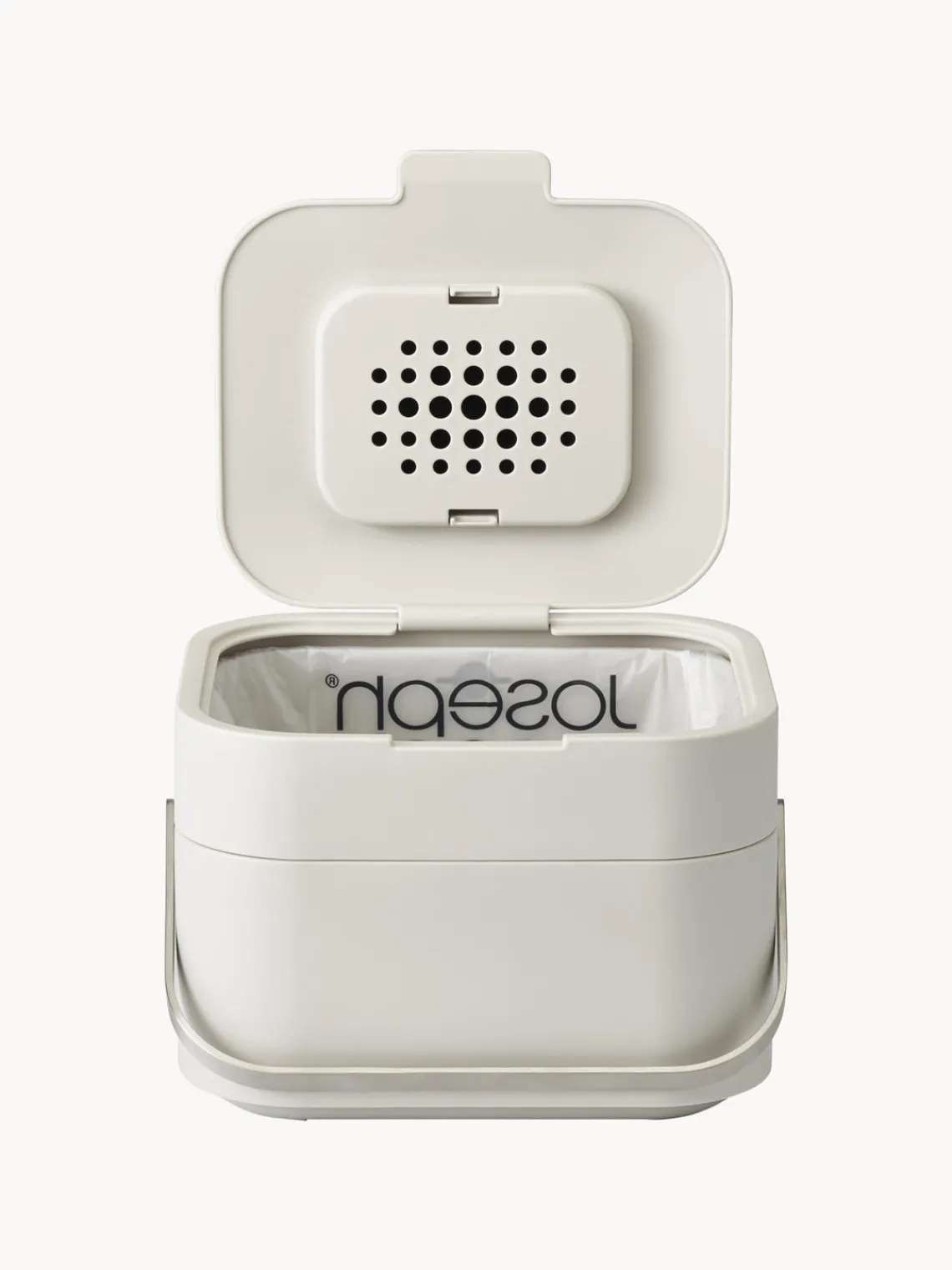 New Joseph Joseph Poubelle pour déchets bio Stack, 4 L Blanc cassé