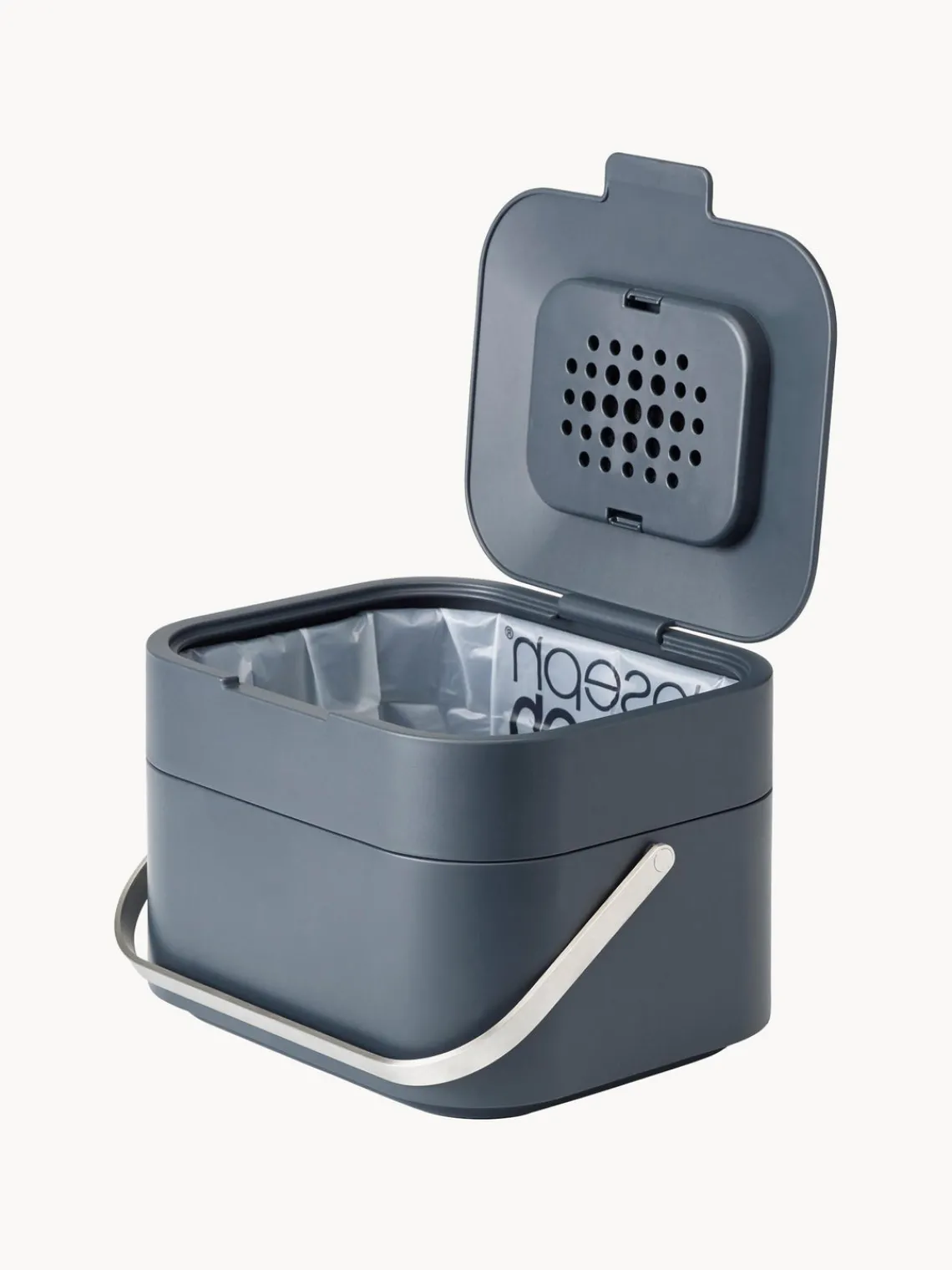 Outlet Joseph Joseph Poubelle pour déchets bio Stack, 4 L Gris-bleu
