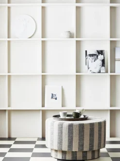 Clearance Nordal Pouf en lin Ladoga