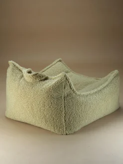 Online Wigiwama Pouf en peluche pour enfant Sugar Teddy vert clair