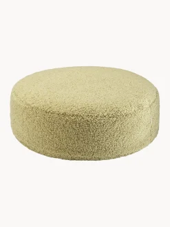 New Wigiwama Pouf en peluche pour enfant Sugar, Ø 65 cm Teddy vert clair