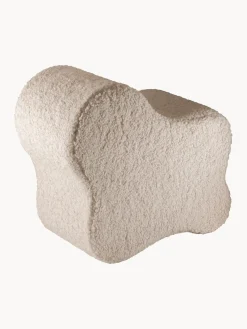 Sale Wigiwama Pouf enfant en tissu peluche Cloud Peluche beige clair