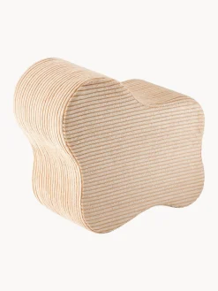 Best Wigiwama Pouf enfant en velours côtelé Cloud Velours côtelé beige clair