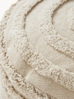 Online Jotex Pouf pour enfant en coton Sunita Tissu beige clair