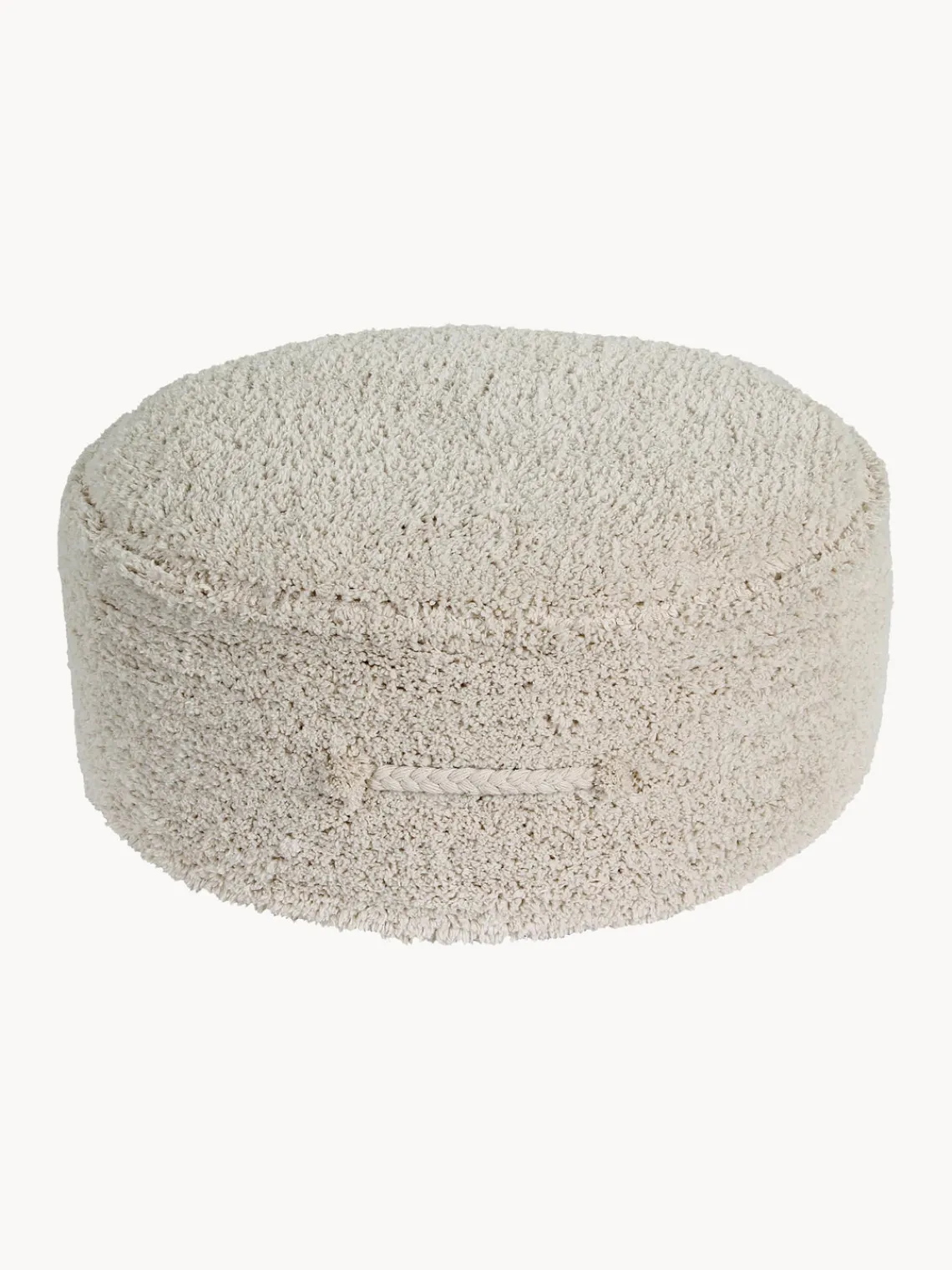 Fashion Lorena Canals Pouf pour enfant fait main Chill Tissu beige clair