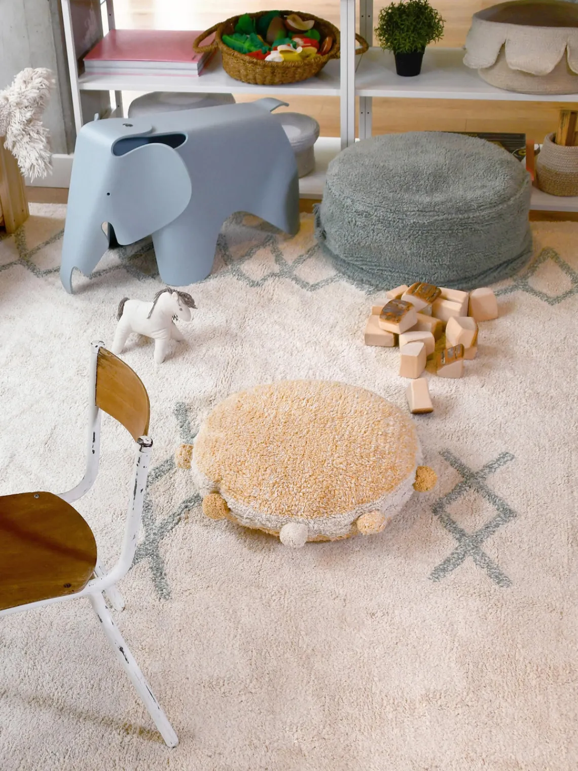 Sale Lorena Canals Pouf pour enfant fait main Chill