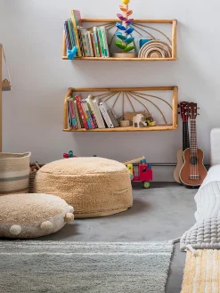 Clearance Lorena Canals Pouf pour enfant fait main Chill Ocre